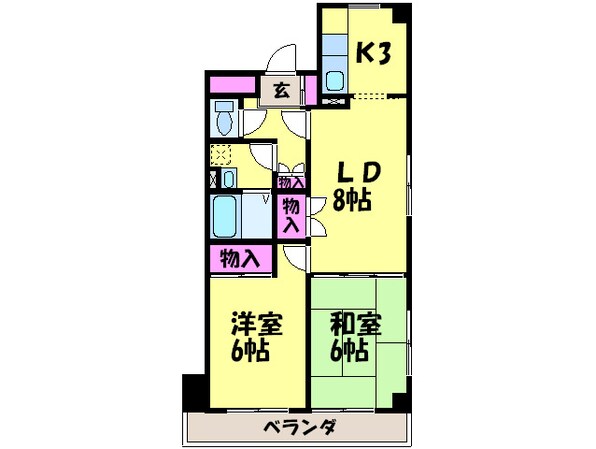 カディコートの物件間取画像